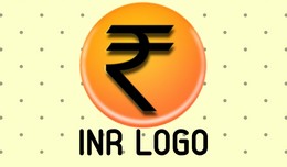 Indian Rupee Currency Logo Symbol Rs INR