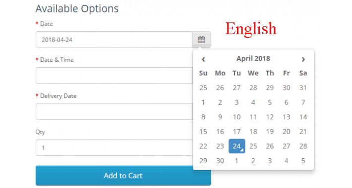 Datetimepicker Language