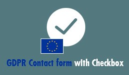 GDPR Contact form with Checkbox