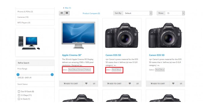 Product Options
