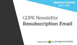 GDPR Newsletter Resubscription Emails