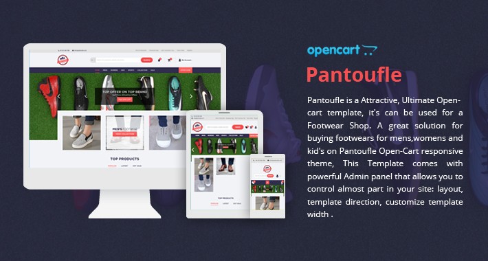 Pantoufle Opencart Responsive Template