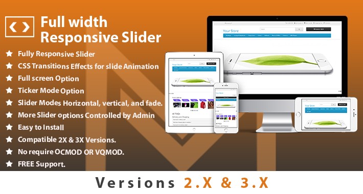 Full width Slider