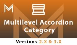 Multilevel Accordion Category Menu