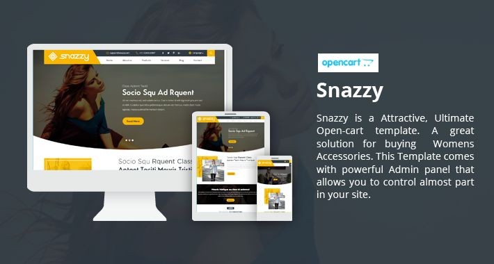 Snazzy Opencart Responsive Template