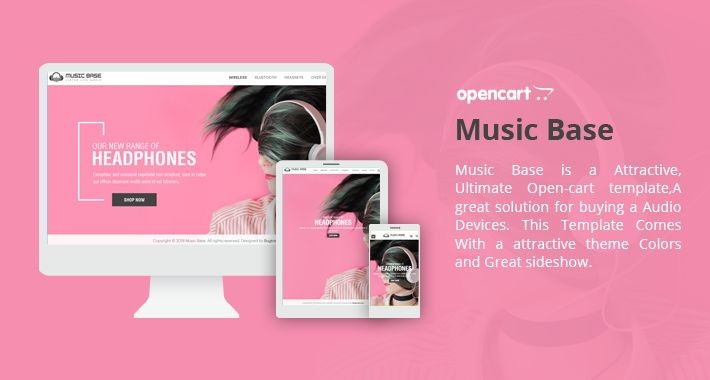 Music Base Opencart Responsive Template