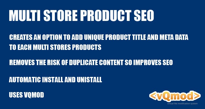Multi Store Products SEO