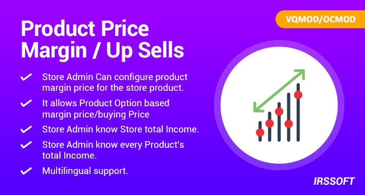 Product Price Margin / Up Sells VQMOD / OCMOD