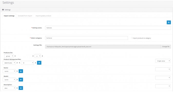 Smart Import/Update