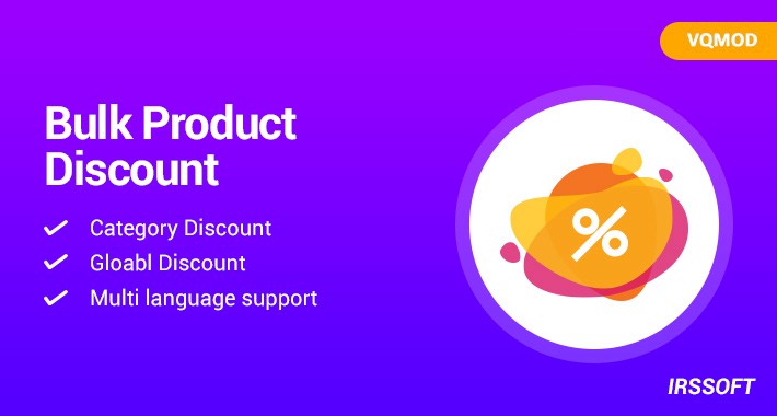 Bulk Product Discount(vqmod)