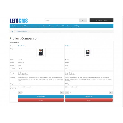 OpenCart Quantity Increment Decrement Pro