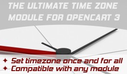 TimeZone Setting for Opencart 3 (Bonus:Set order..