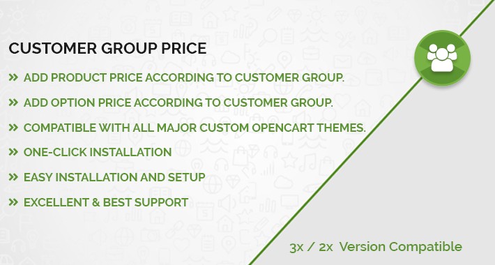 Product & Option Price Accordingly Customer Group