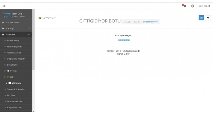 Opencart Gitti Gidiyor Botu