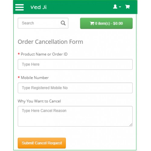 OpenCart - Reduce Pre Delivery Return : Cancellation Extension