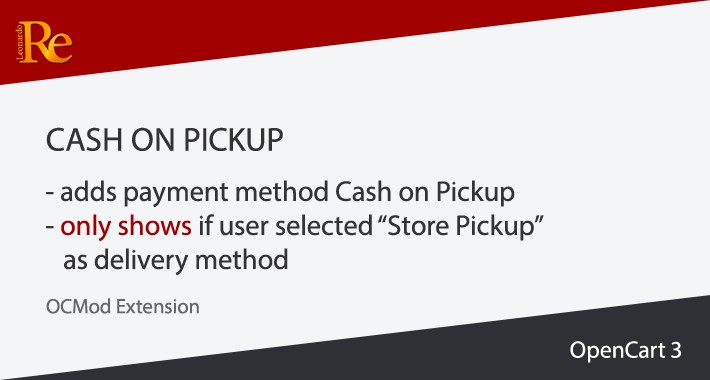 Cash on Pickup (pay at store) + Card on Pickup