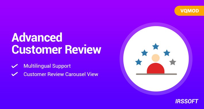 Advanced Customer Review (VQMOD)
