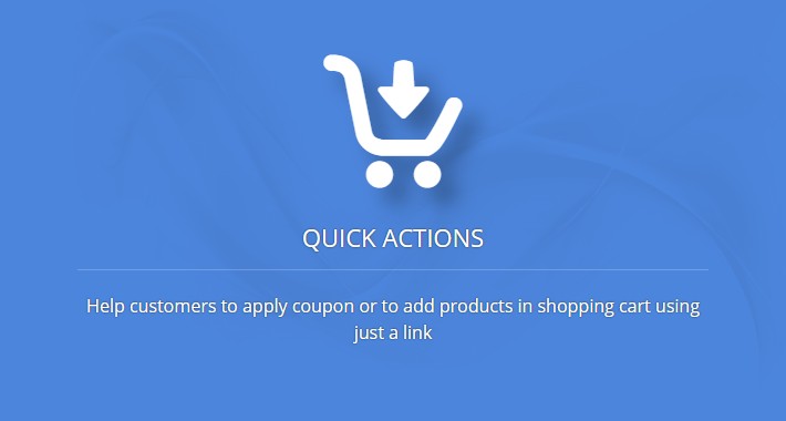 OpenCart - Quick Actions - apply coupon & add in cart from URL