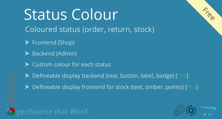 OpenCart Status Color Free