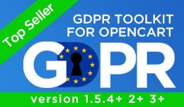 GDPR Toolkit for Opencart