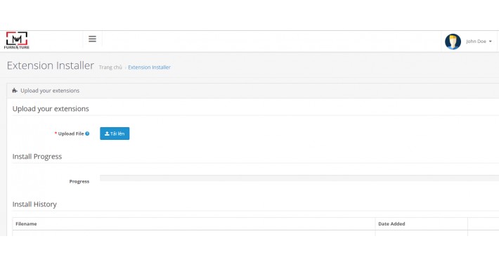Toggle Admin Menu Left
