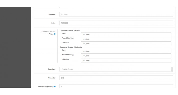 Set Different Currency Price for Different Customer Groups