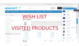Wishlist popup and visited products v3 (VQMOD)