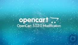 OpenCart 3.0.2.0 Modification
