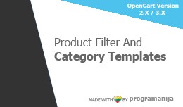 Filter And Category Templates (predefined)