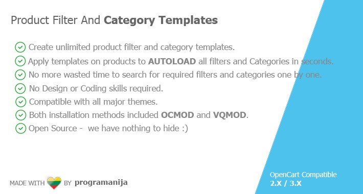 Filter And Category Templates (predefined)