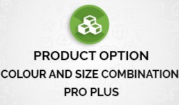 Product Option Colour & Size Combination Pro..