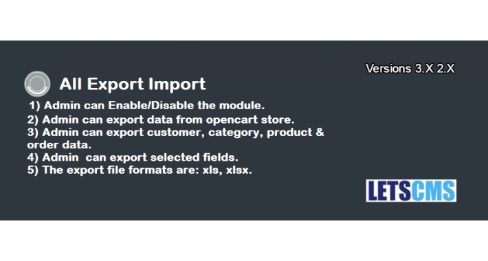 All Export Import