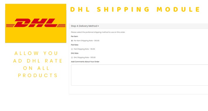 DHL Shipping Extension