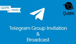 Telegram Group Invitation and Broadcast