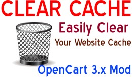 Clear Cache – OpenCart 3.x [OCMOD]