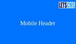 Mobile Header