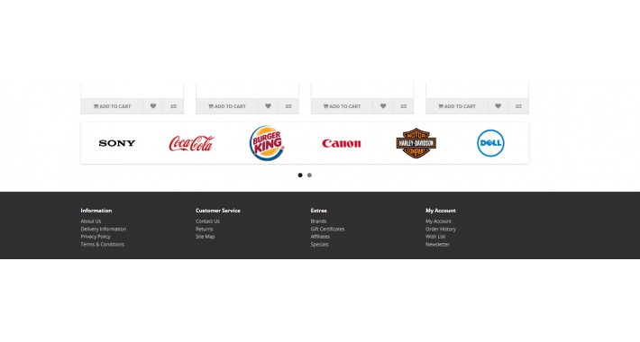 Multilingual Custom Footer