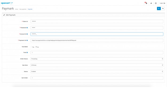 Opencart - Paymark Click New Zealand (nz) Payment Gateway Opencart