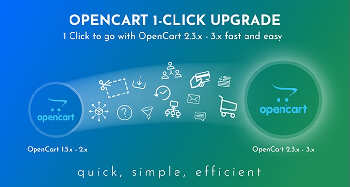 OpenCart 1-Click UPGRADE