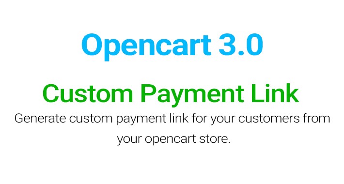 Custom payment link