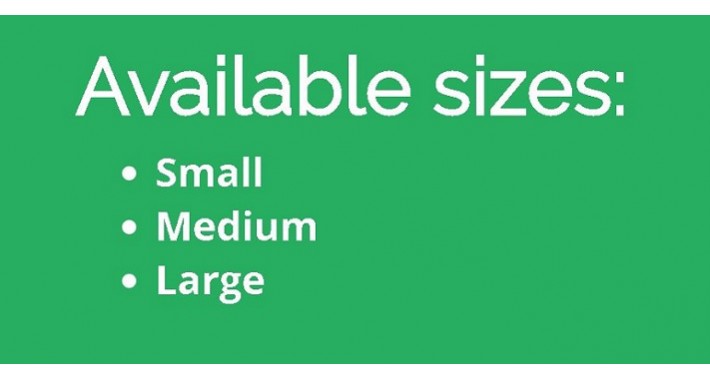 Sizes in products list (OCMOD)