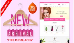 Beauty & spa OpenCart 3.x  Theme (Beauty,Cos..