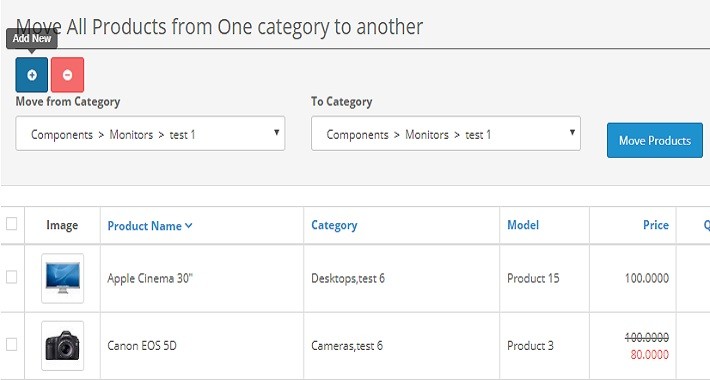 Move All Products From One Category To Another 2.x