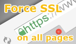 Force SSL on all pages