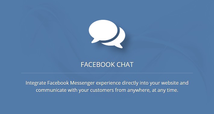 Facebook Chat - Live support for your customers