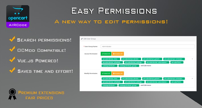 Easy Permisions Easy Permisions