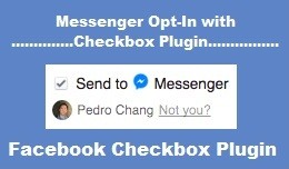Facebook Checkbox Plugin - Messenger Opt-In
