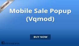 Opencart Mobile Sale Popup (Vqmod)