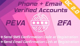 ✔ PVA: Phone Verified Accounts SMS at registra..