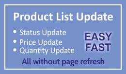 Admin Product Quantity, Price and Status change ..
